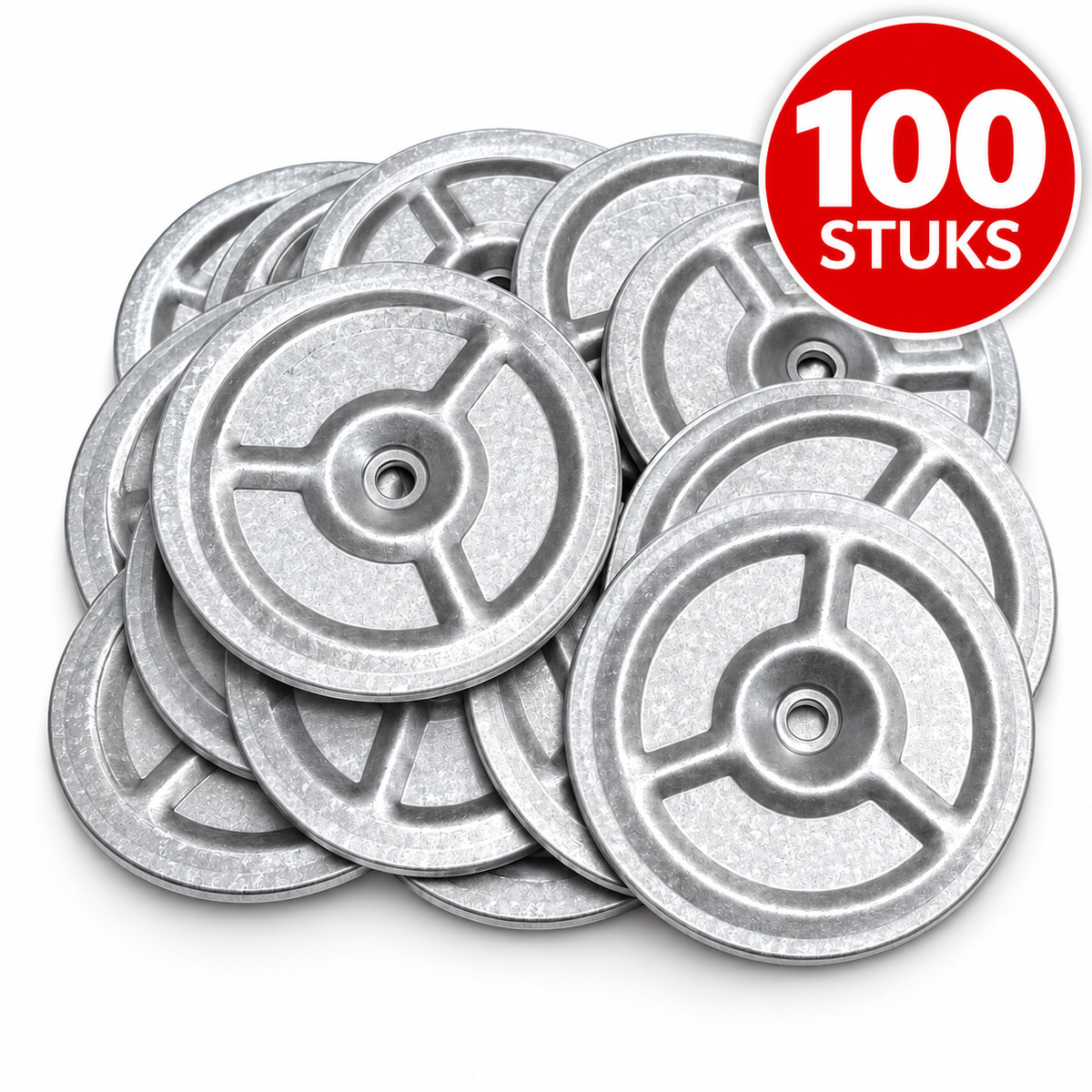 Alpha Omega Drukverdeelplaatjes 70 mm – 0,7 mm – 100 stuks