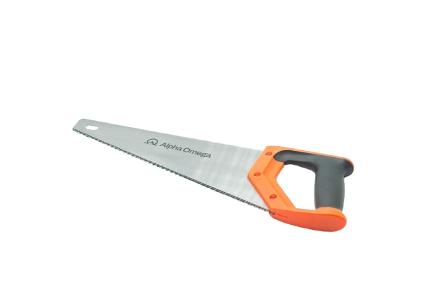Alpha Omega® - Handzaag 350 mm - 7 TPI - Comfortabele Soft Grip - Voor Hout en Kunststof