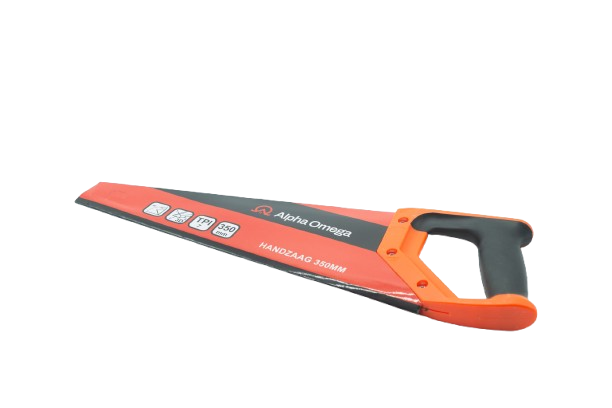 Alpha Omega® - Handzaag 350 mm - 7 TPI - Comfortabele Soft Grip - Voor Hout en Kunststof