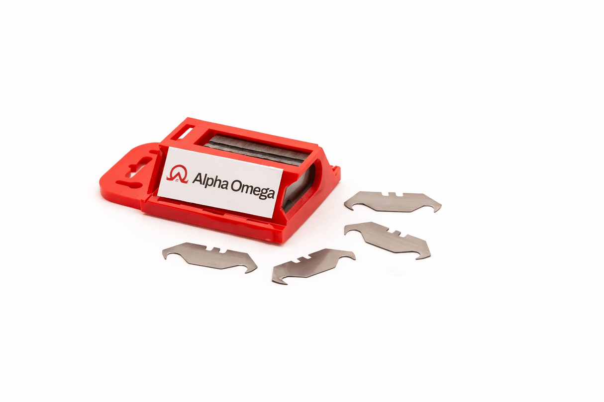 Alpha Omega Haakmesjes Set 100 Stuks – Professionele Reservemesjes met Opbergdoos - Dakdeals