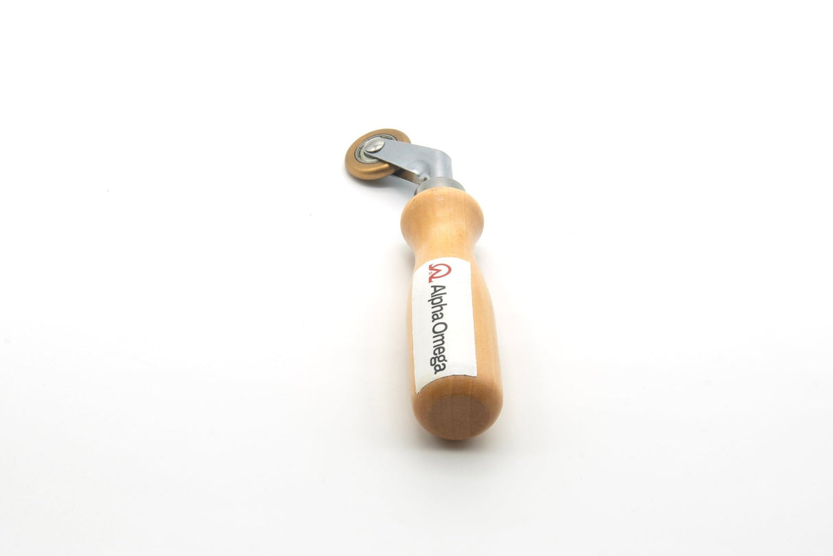 Alpha Omega Messing EPDM Aandrukroller 6 mm – Precisieroller voor Dakfolie, Hoeken & Naden - Dakdeals