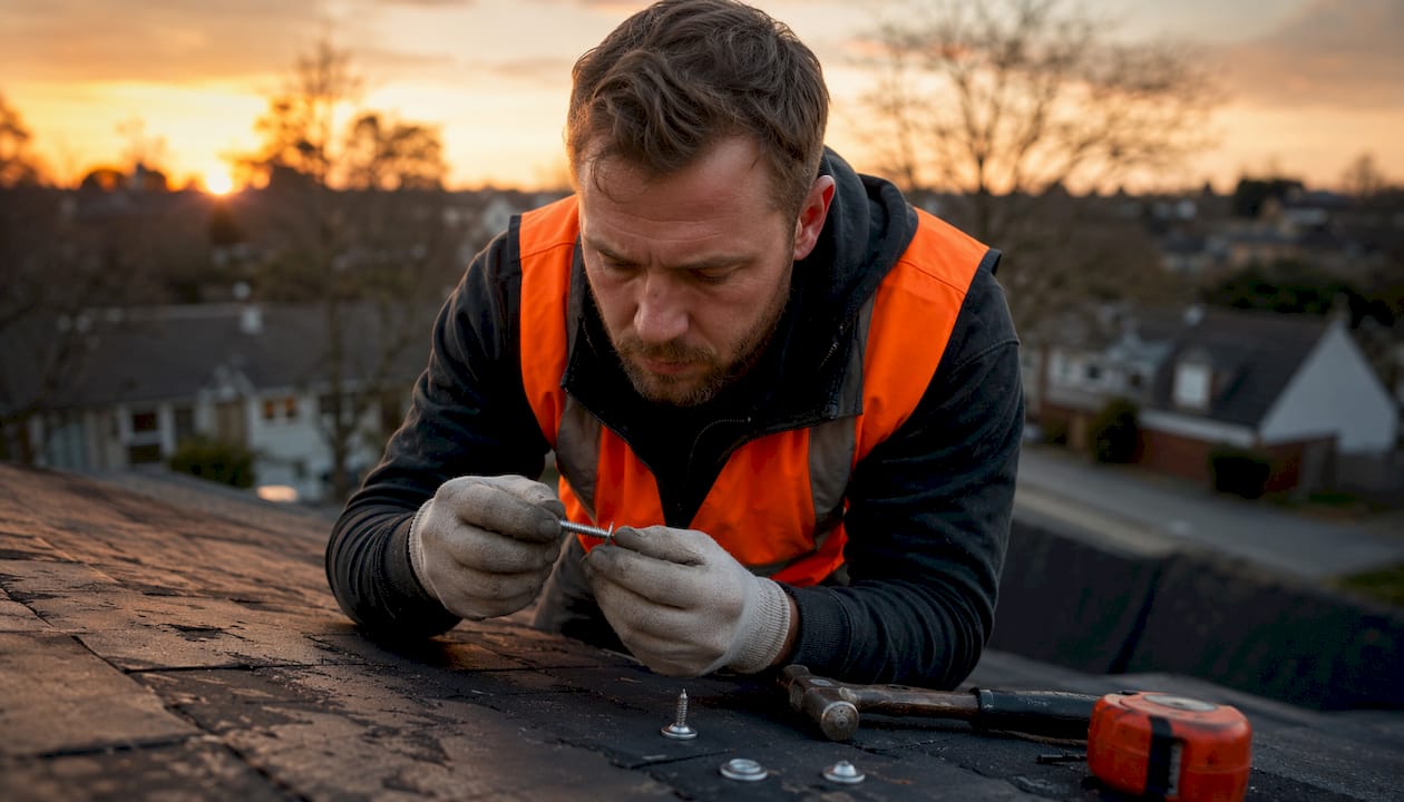 Bitumenschroeven toepassen stap voor stap: complete gids - Dakdeals