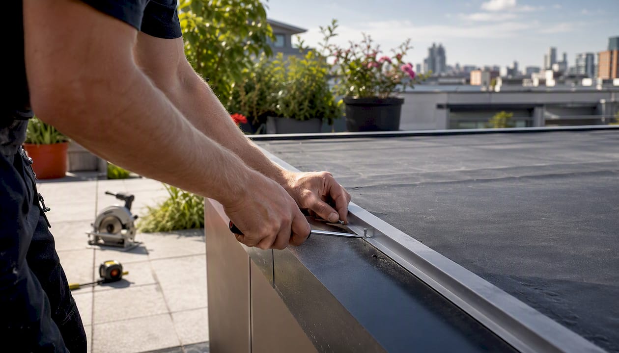 Daktrim monteren op EPDM: stap-voor-stap gids - Dakdeals