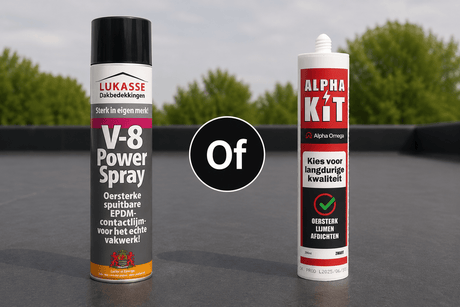EPDM kit of contactlijm: wat gebruik je wanneer? - Dakdeals