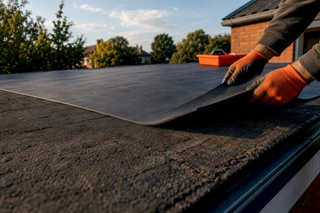 Zonder strippen: EPDM op bitumen in 4 stappen voor klussers - Dakdeals