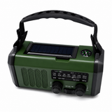 Alpha Omega Noodradio 20.000 mAh met Zonnepaneel, Handdynamo, Powerbank, Zaklamp en SOS Alarm