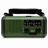 Alpha Omega Noodradio 20.000 mAh met Zonnepaneel, Handdynamo, Powerbank, Zaklamp en SOS Alarm
