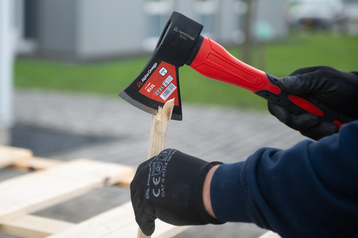 Alpha Omega® - Handbijl 600 gram - Anti Slip Handgreep