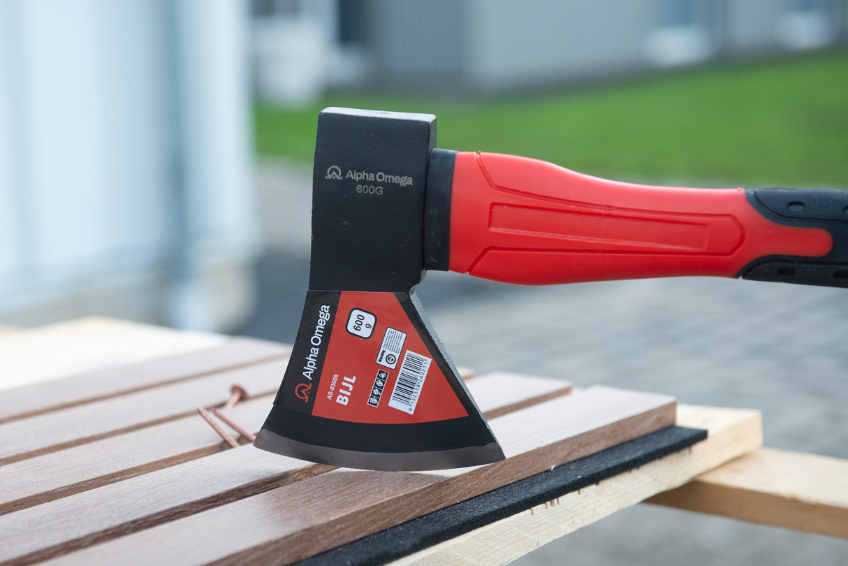 Alpha Omega® - Handbijl 600 gram - Anti Slip Handgreep