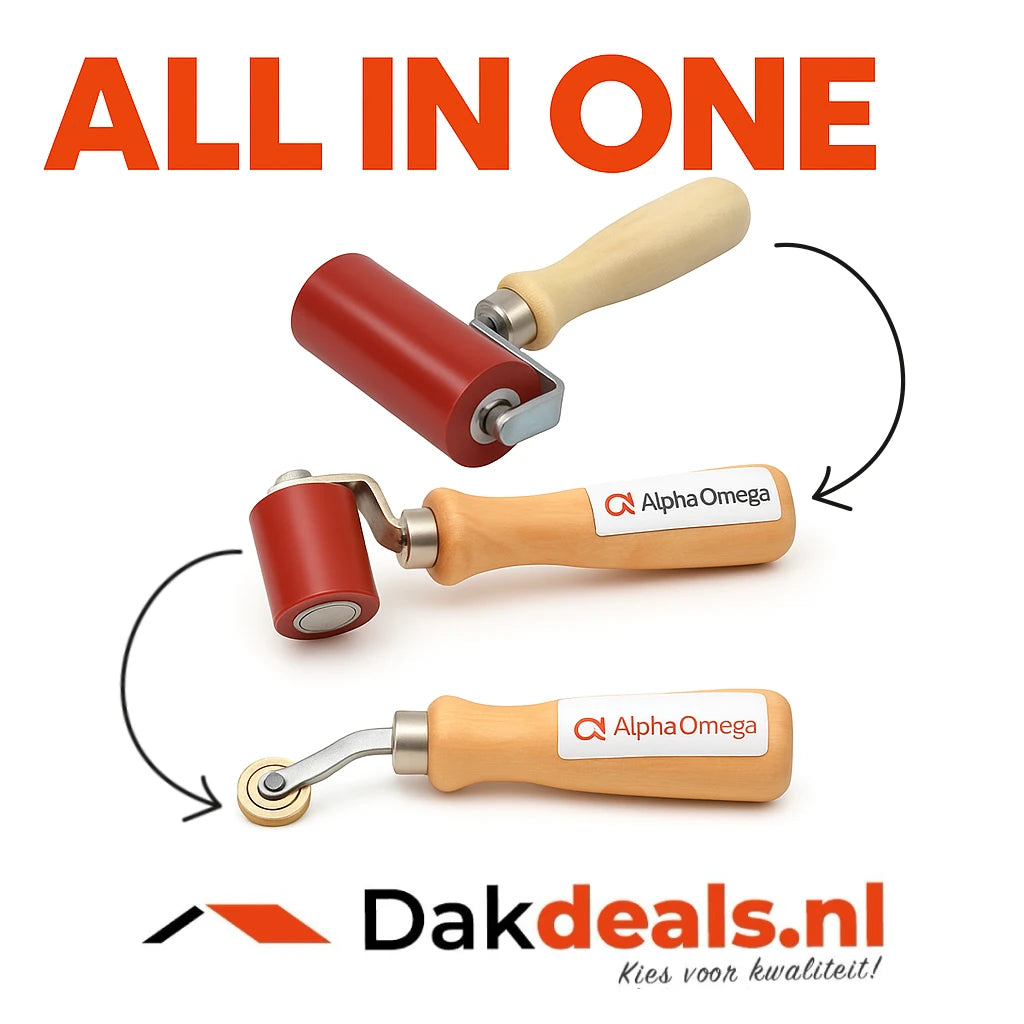 Alpha Omega - EPDM Aandrukroller Set – 3-delig
