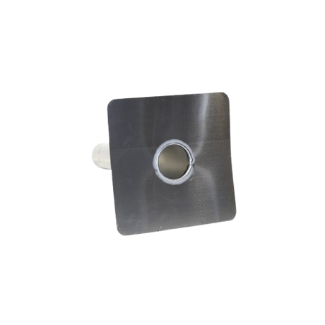 Aluminium dakafvoer onderuitloop