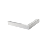 Aluminium daktrim blank - Buitenhoek - 40x40 cm