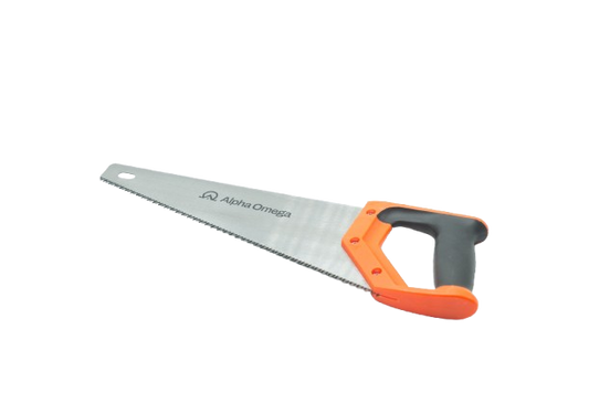 Alpha Omega® - Handzaag 350 mm - 7 TPI - Comfortabele Soft Grip - Voor Hout en Kunststof