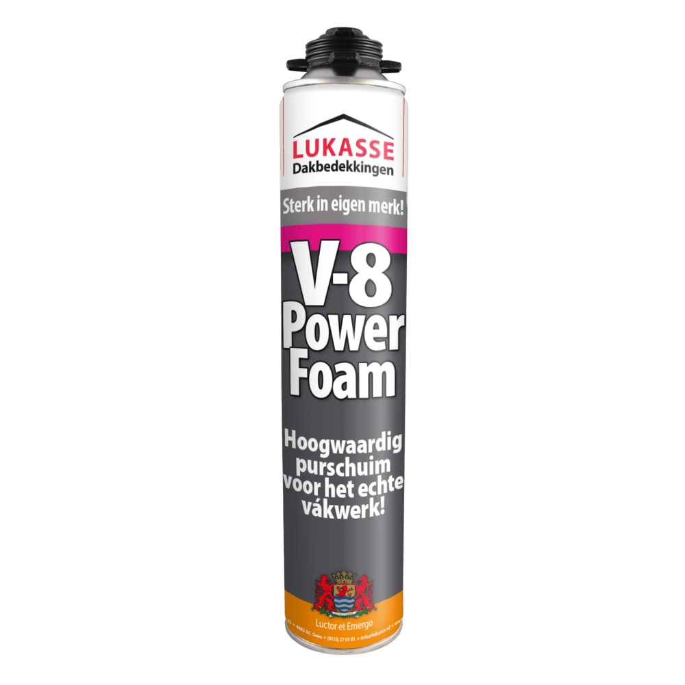 PUR schuim V8 - tube 750 ml - isolatieschuim
