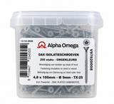 Alpha Omega Dakisolatieschroeven Torx 4,8x – 200 stuks