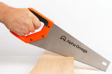 Alpha Omega® - Scie à main 350 mm - 7 TPI - Poignée souple confortable - Pour bois et plastique