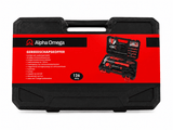 Alpha Omega Gereedschapskoffer 126 - Delig – Complete Toolset voor Klus, Onderhoud & Werkplaats - Dakdeals