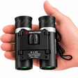 Alpha Omega Verrekijker 8x22 Compact - HD Optische Glazen Lenzen - Inclusief Draagtas & Nekkoord - Verrekijker voor Vogels Spotten, Reizen, Wandelen & Concerten - Dakdeals