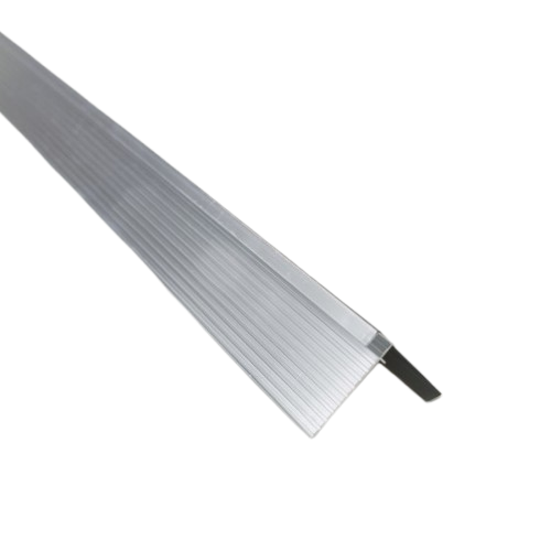 Aluminium daktrim blank -  lengte 2,5 m1