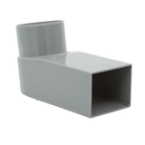 PVC stadsuitloop 60x80 - Grijs/Wit