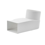PVC stadsuitloop 60x80 - Grijs/Wit 2