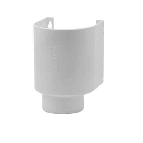 PVC vergaarbak 100 mm Grijs/Wit 2